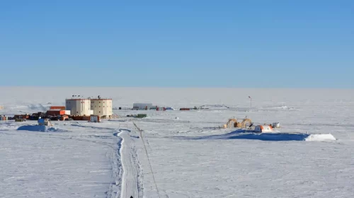  Concordia station base in Antarctica