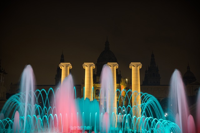 Magic Fountain of MontjuïcMust visit tourist places barcelona Spain