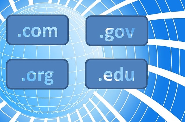 Selecting top level domain name for website