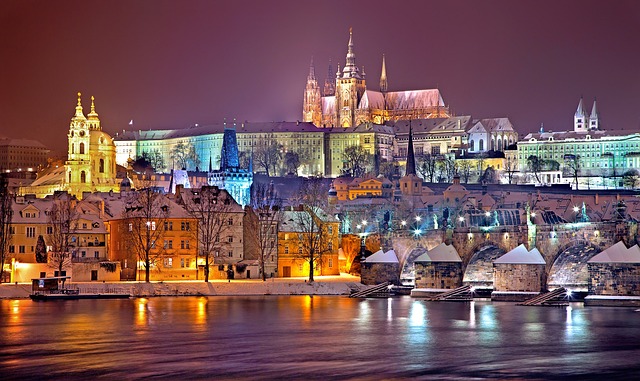 prague Snow Holiday Destination Europe